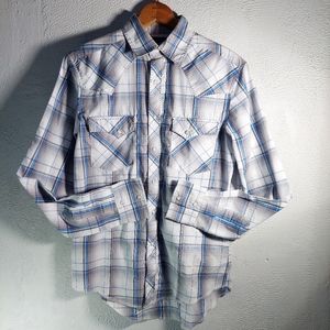 Classic Plaid Wrangler Snap shirt